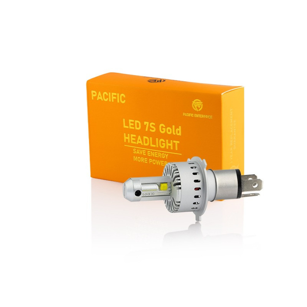 PACIFIC 7S GOLD HEADLIGHT H4
