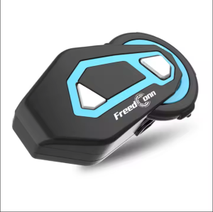 FreedConn T-MAX PRO 5.1 Group Intercom 6-way Bluetooth Intercom Helmet Headset Wireless music sharing 2 in 1 Earphone FM Water