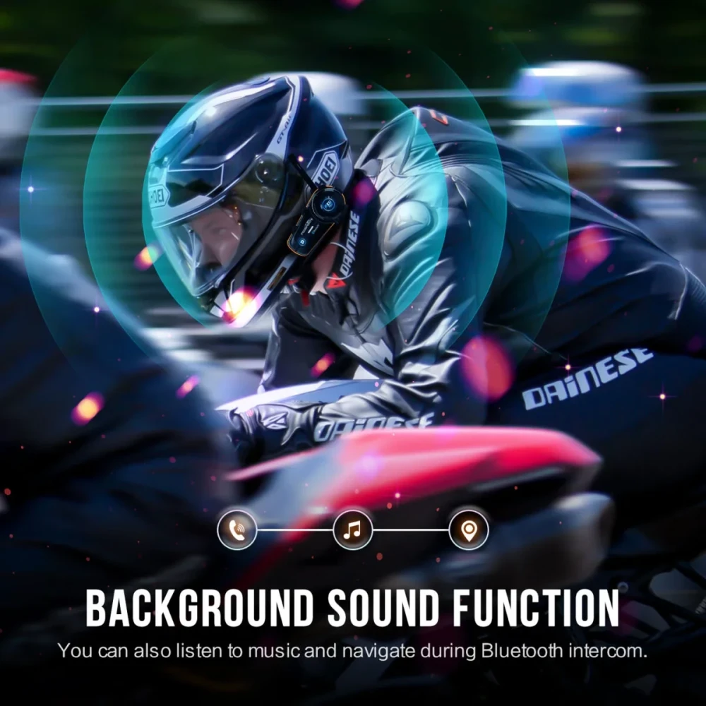 FX8 PRO Motorcycle Bluetooth Intercom