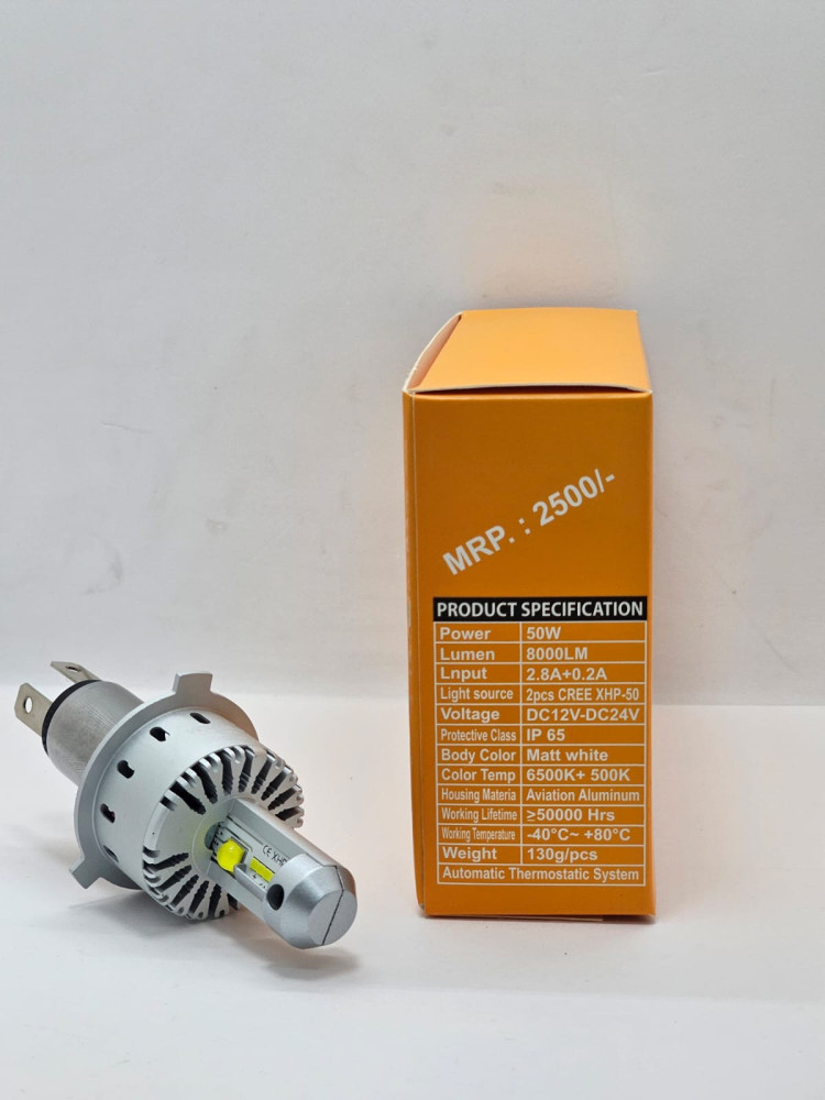 PACIFIC 7S GOLD HEADLIGHT H4