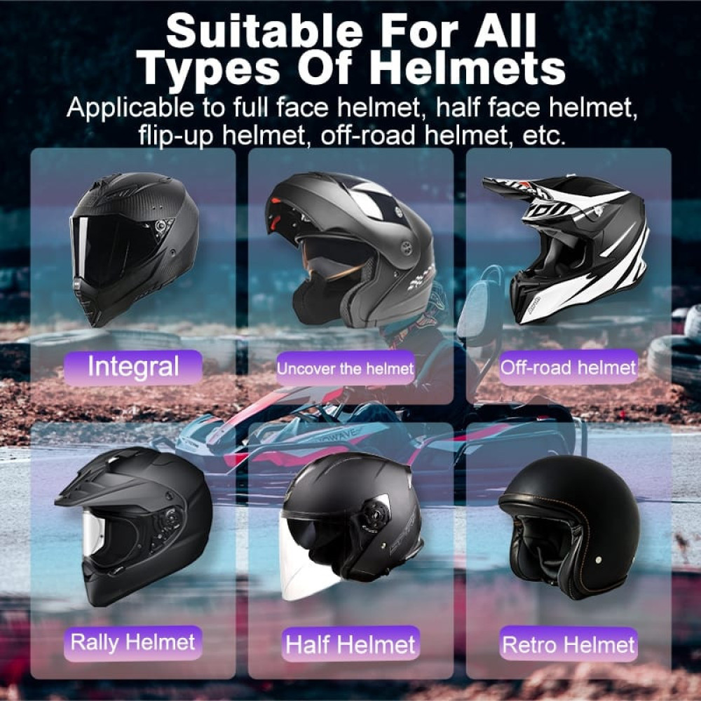 MAXTO MX1 2 RIDER HELMET INTERCOM