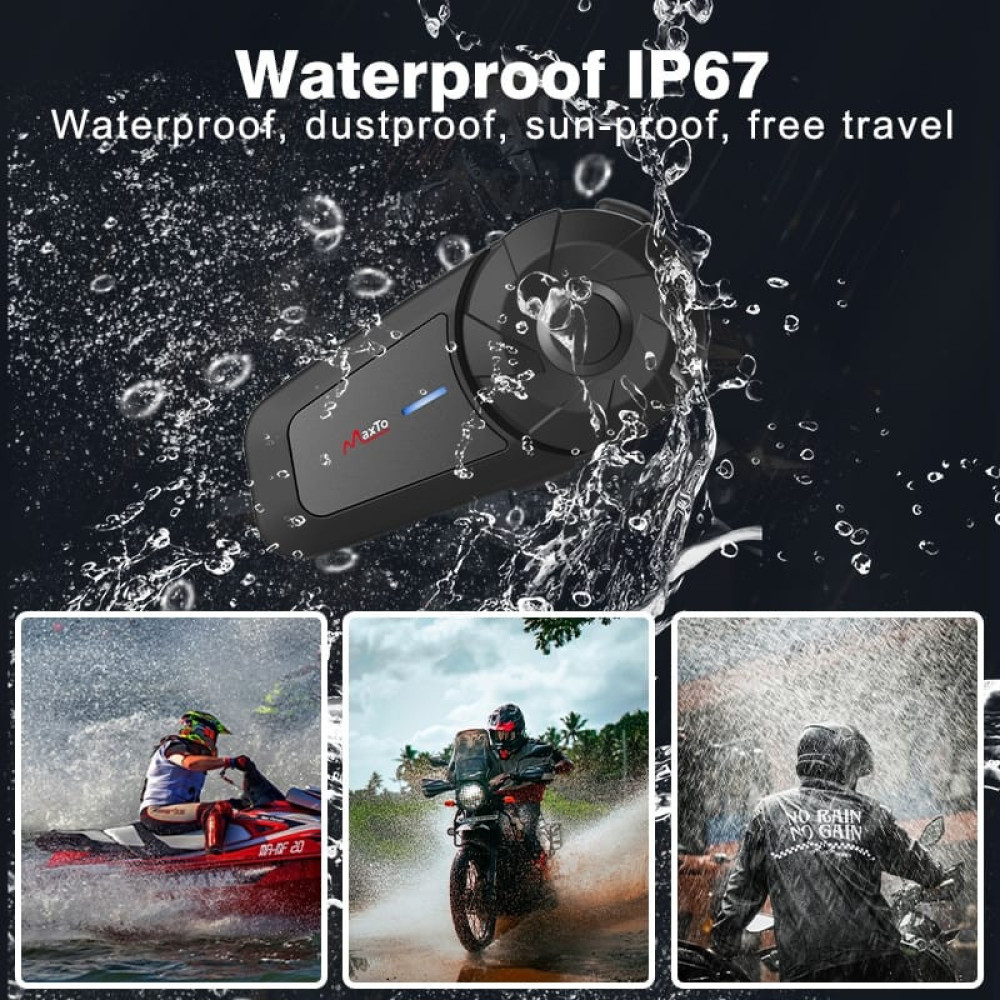 MAXTO MX1 2 RIDER HELMET INTERCOM