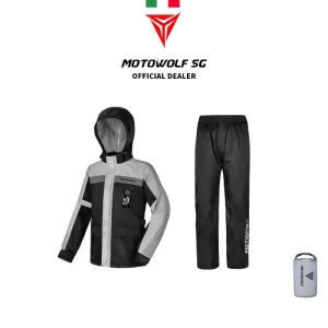 MOTOWOLF RAINCOAT 0402 GREY