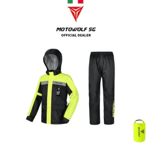 MOTOWOLF RAINCOAT 0402 YELLOW