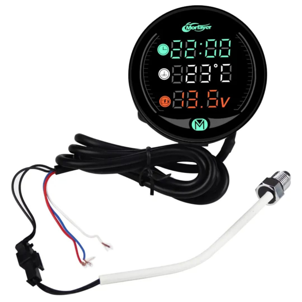 MORFAYER LED NIGHT VISION MOTORCYCLE VOLT METER