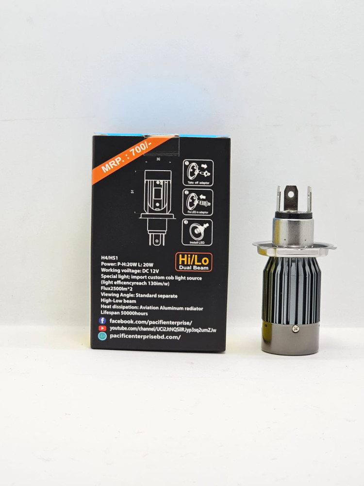 PACIFIC MOTOLED PLUS H4 LED HEADLIGHT