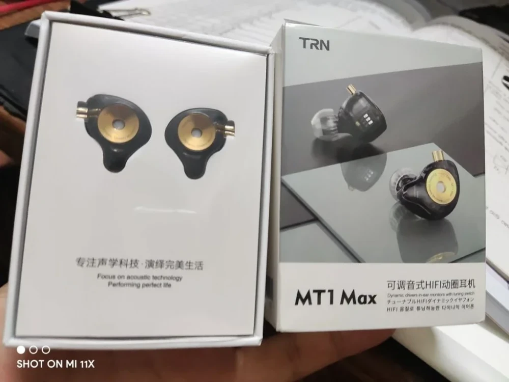 TRN MT1 MAX Tunable Dynamic Driver In-Ear Monitor Earphone