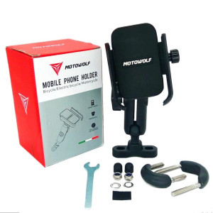 MOTOWOLF PHONE HOLDER FOR HANDLEBAR