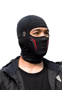 Motowolf MDL1919 Ninja Mask RED AND BLACK