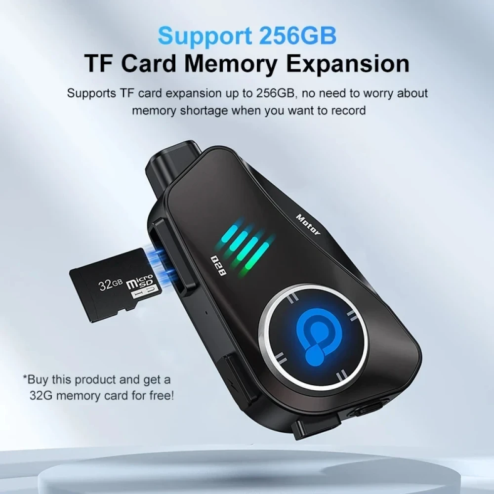 Q28 HELMET BLUETOOTH HEADSET WITH CAMERA